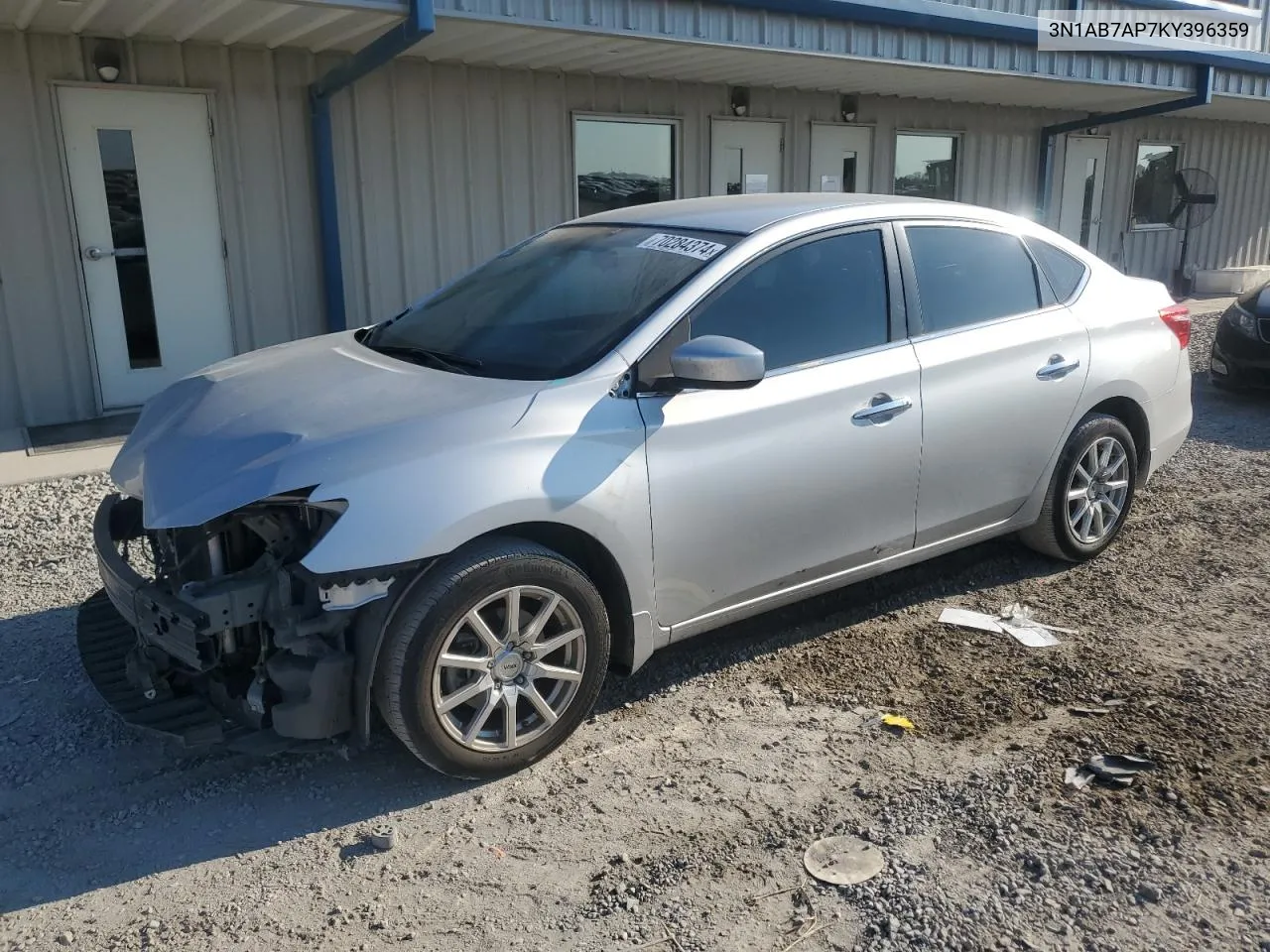 2019 Nissan Sentra S VIN: 3N1AB7AP7KY396359 Lot: 70284374