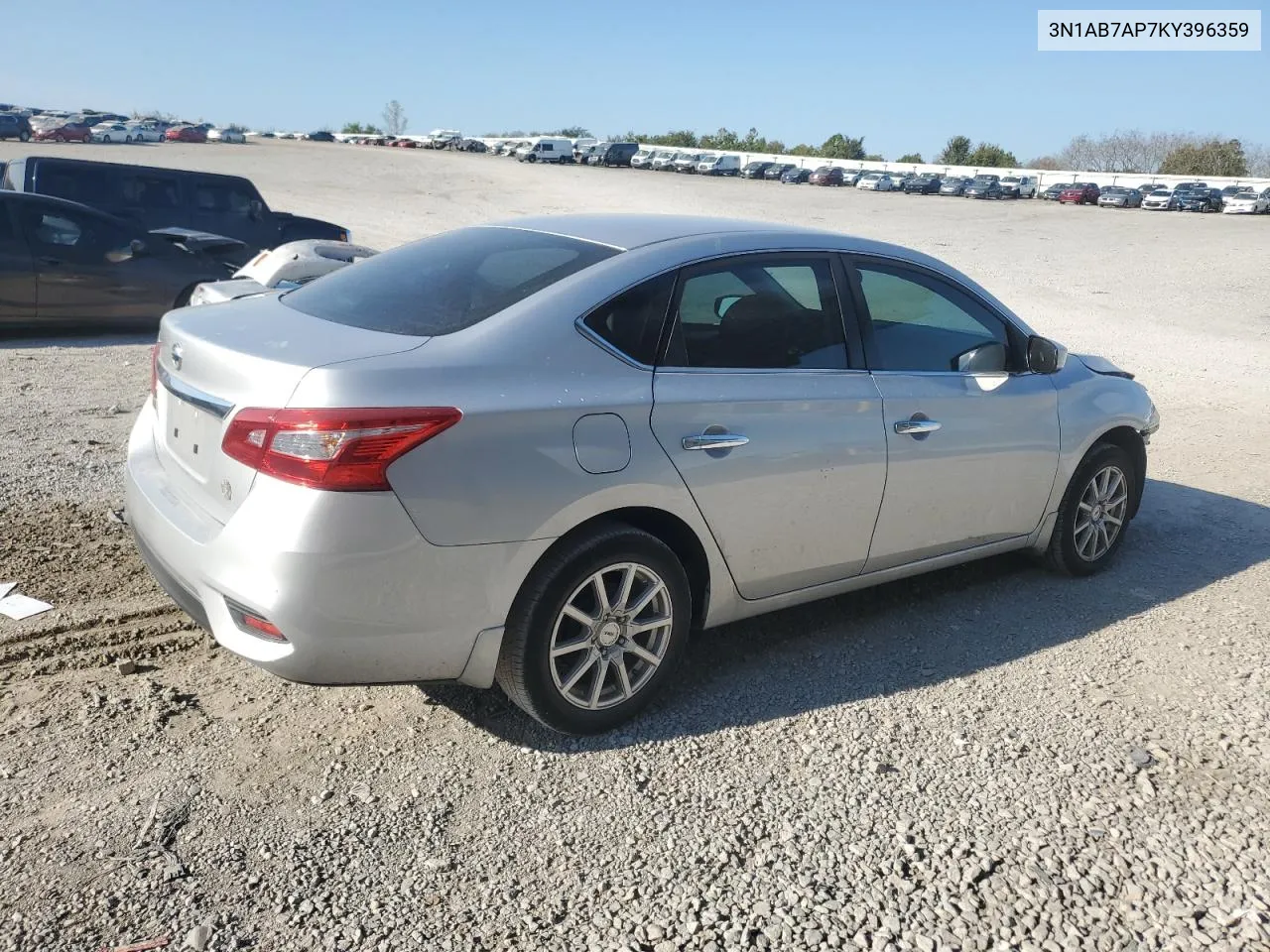 2019 Nissan Sentra S VIN: 3N1AB7AP7KY396359 Lot: 70284374