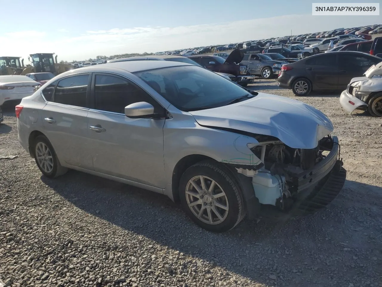 2019 Nissan Sentra S VIN: 3N1AB7AP7KY396359 Lot: 70284374