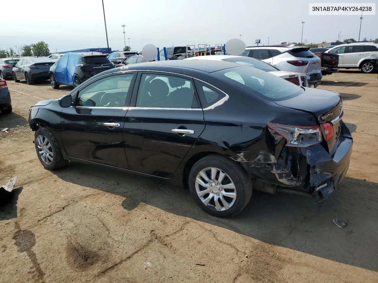 2019 Nissan Sentra S VIN: 3N1AB7AP4KY264238 Lot: 70299914