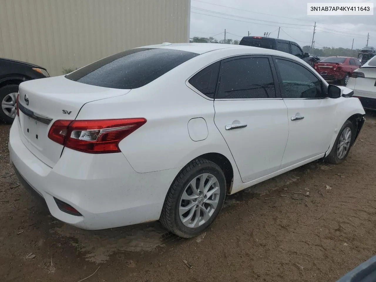 3N1AB7AP4KY411643 2019 Nissan Sentra S