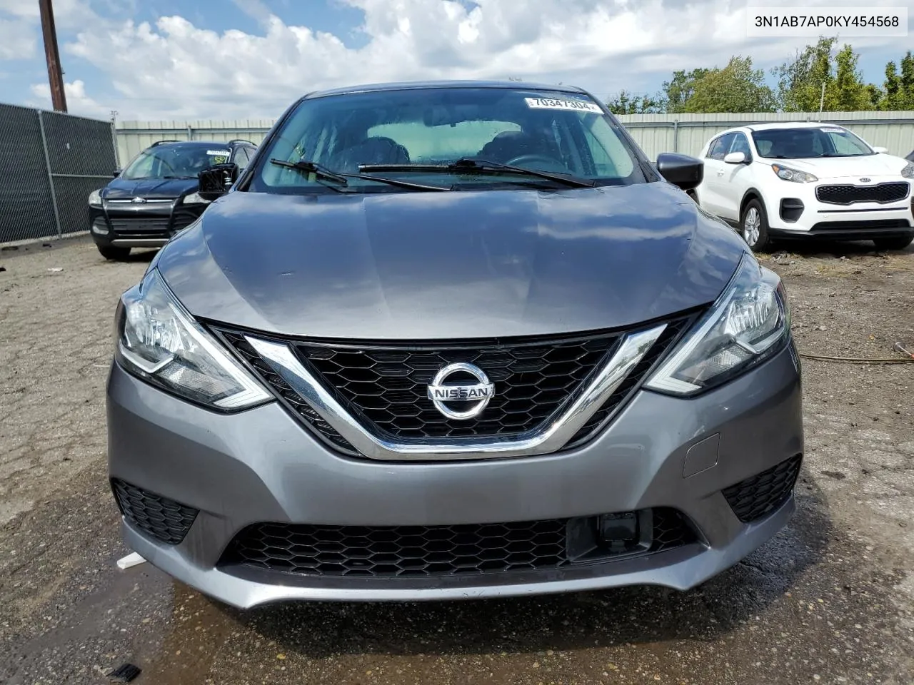 2019 Nissan Sentra S VIN: 3N1AB7AP0KY454568 Lot: 70347304