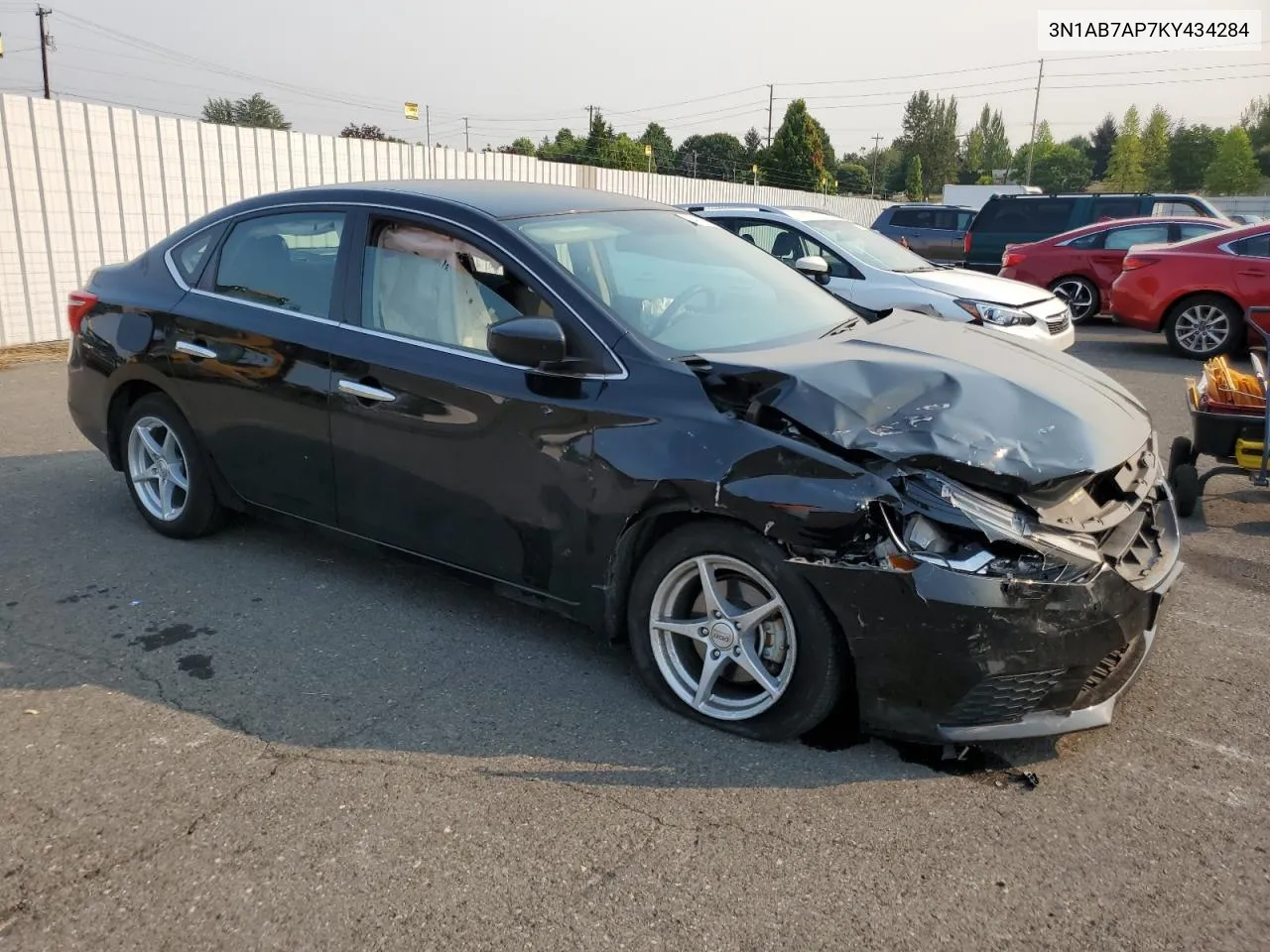 3N1AB7AP7KY434284 2019 Nissan Sentra S