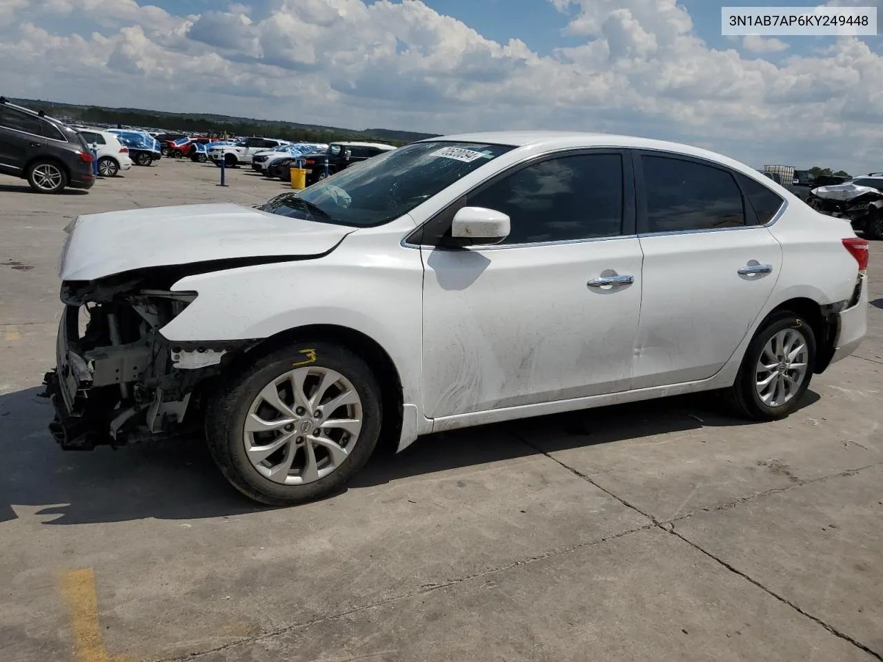 3N1AB7AP6KY249448 2019 Nissan Sentra S