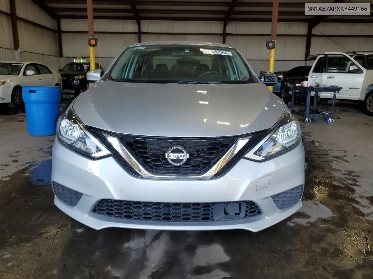 2019 Nissan Sentra S VIN: 3N1AB7APXKY449166 Lot: 70592564