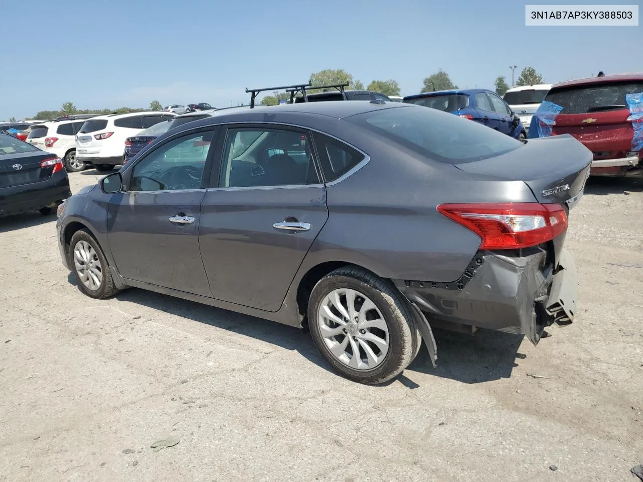 2019 Nissan Sentra S VIN: 3N1AB7AP3KY388503 Lot: 70603984