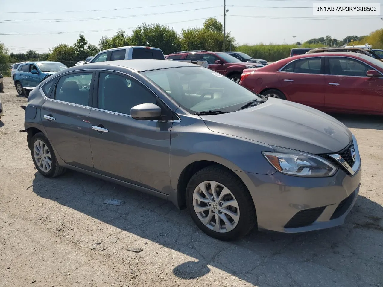 2019 Nissan Sentra S VIN: 3N1AB7AP3KY388503 Lot: 70603984