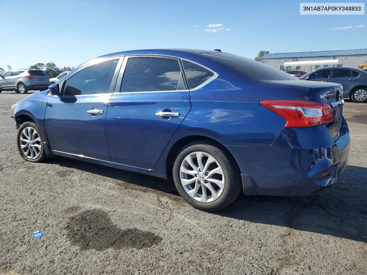 2019 Nissan Sentra S VIN: 3N1AB7AP0KY348833 Lot: 70629484