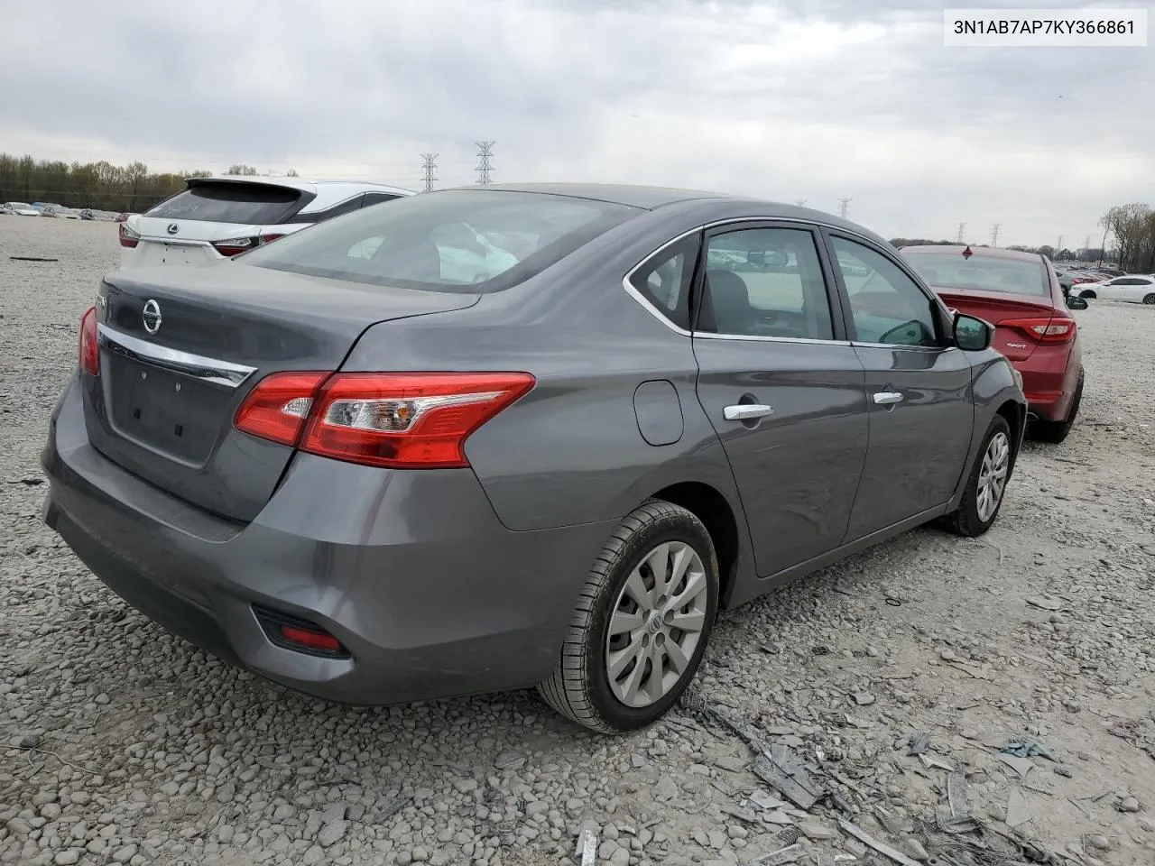 3N1AB7AP7KY366861 2019 Nissan Sentra S