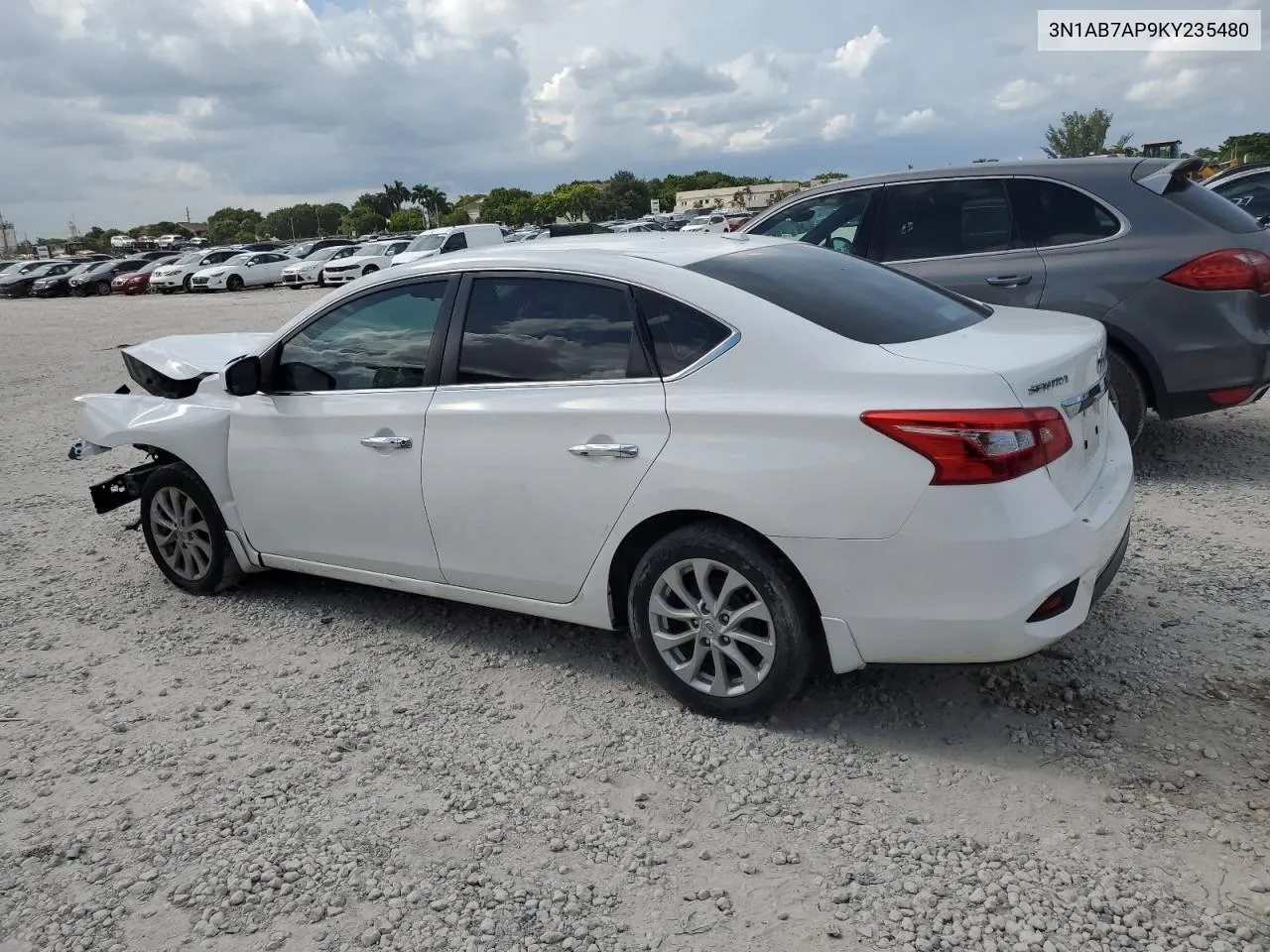 2019 Nissan Sentra S VIN: 3N1AB7AP9KY235480 Lot: 70674444