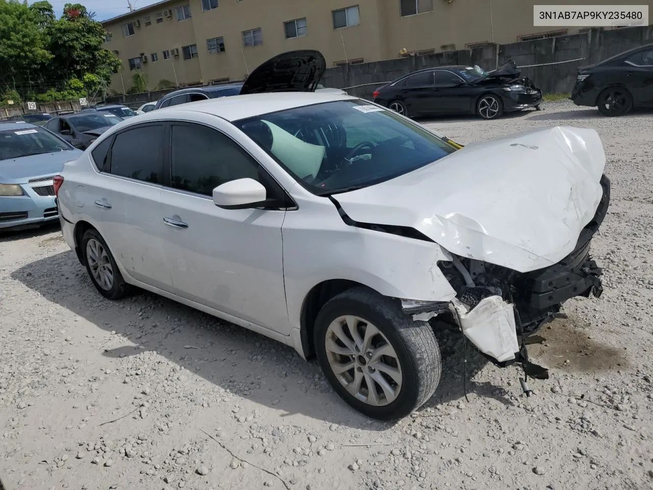 2019 Nissan Sentra S VIN: 3N1AB7AP9KY235480 Lot: 70674444