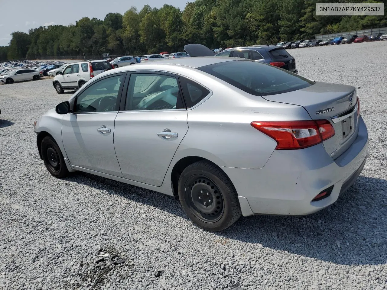 2019 Nissan Sentra S VIN: 3N1AB7AP7KY429537 Lot: 70685074