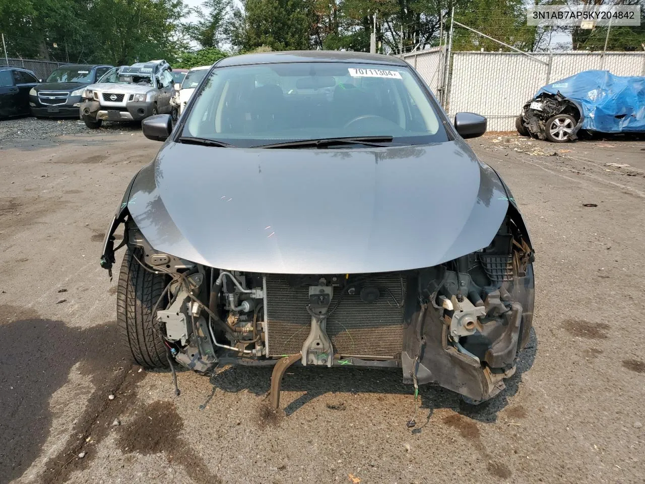 3N1AB7AP5KY204842 2019 Nissan Sentra S