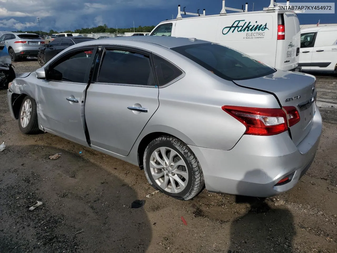 2019 Nissan Sentra S VIN: 3N1AB7AP7KY454972 Lot: 70753624