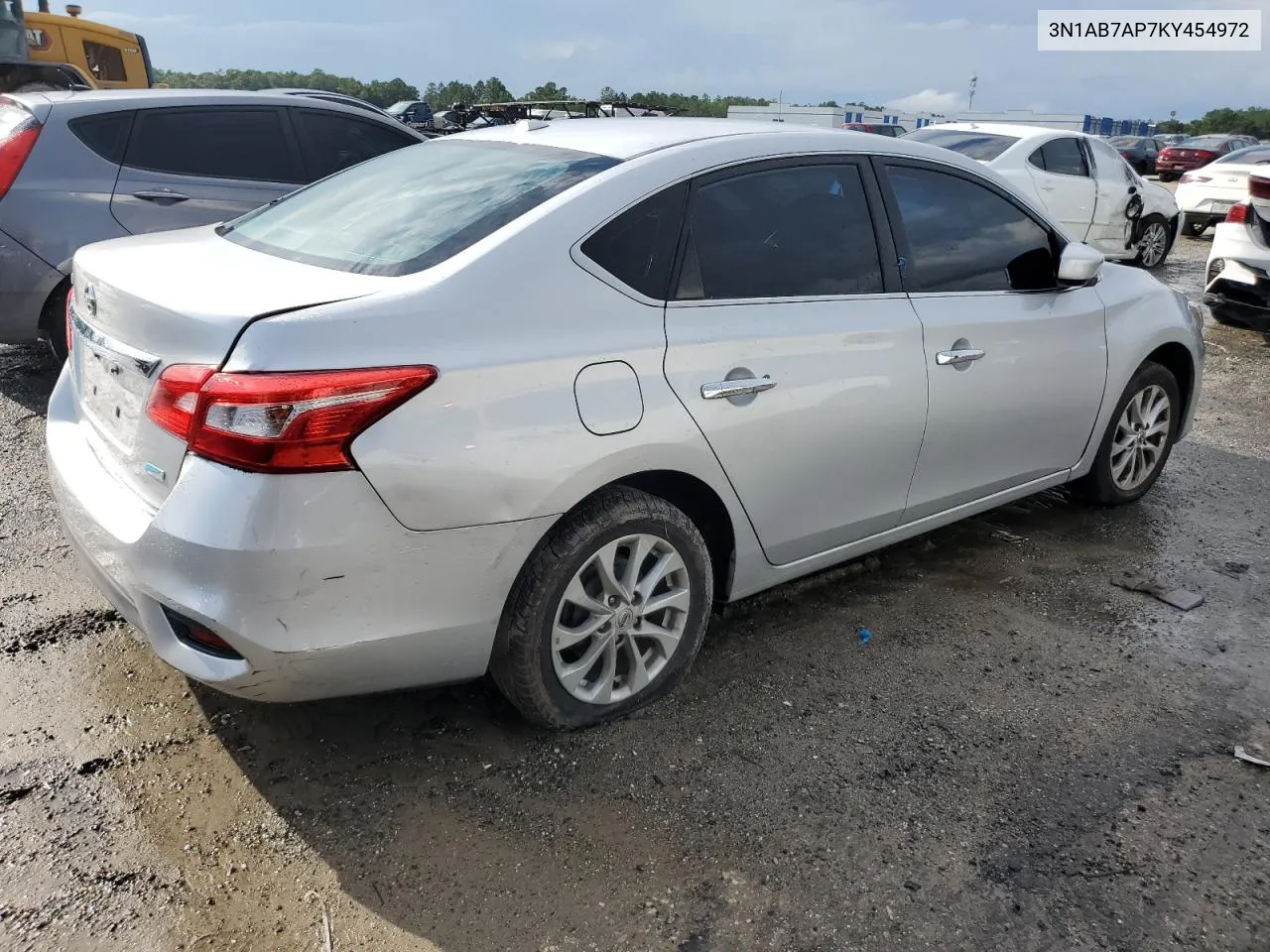 2019 Nissan Sentra S VIN: 3N1AB7AP7KY454972 Lot: 70753624