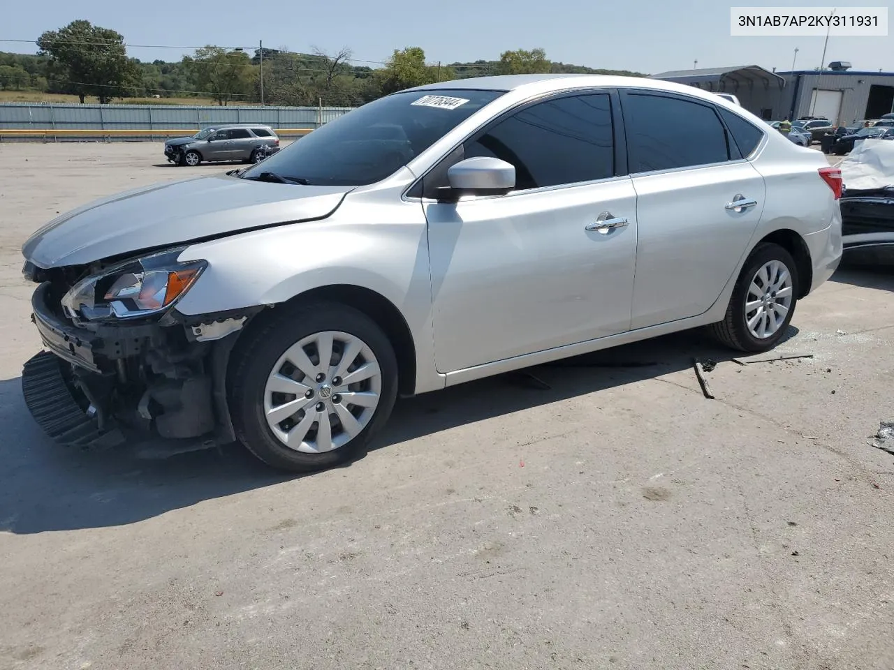 3N1AB7AP2KY311931 2019 Nissan Sentra S