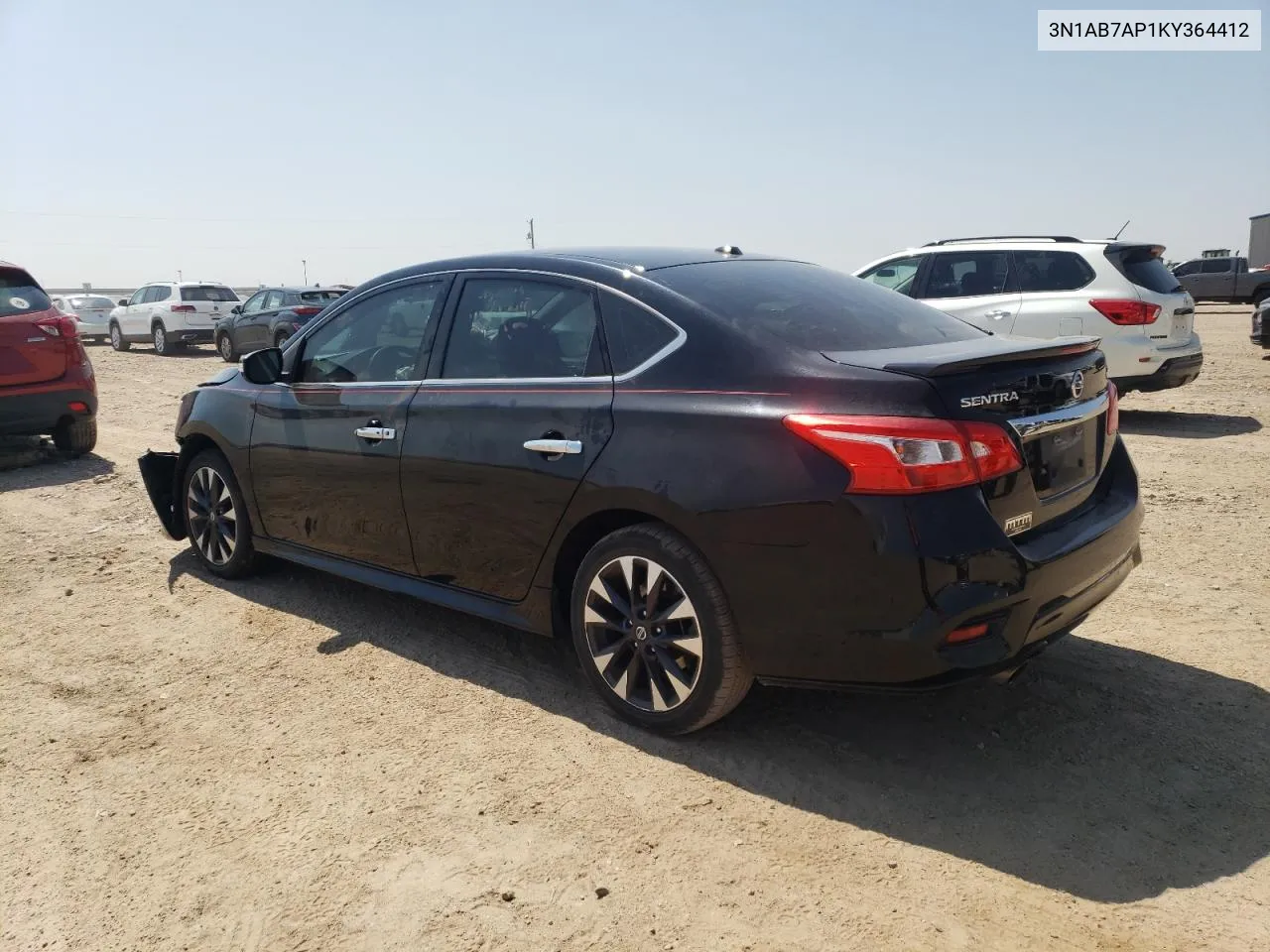 2019 Nissan Sentra S VIN: 3N1AB7AP1KY364412 Lot: 70785364