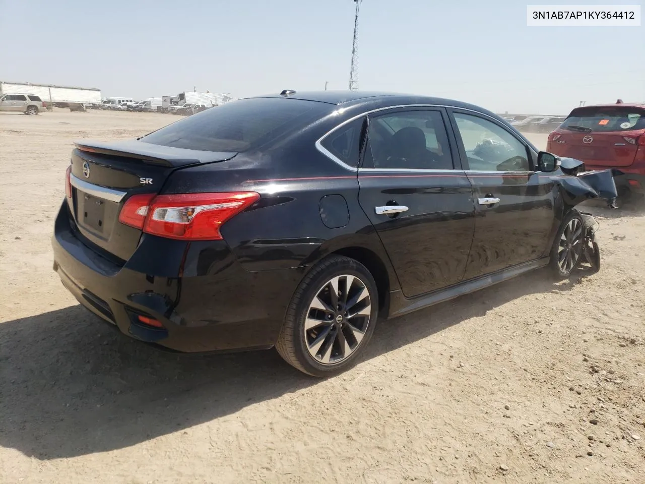 2019 Nissan Sentra S VIN: 3N1AB7AP1KY364412 Lot: 70785364