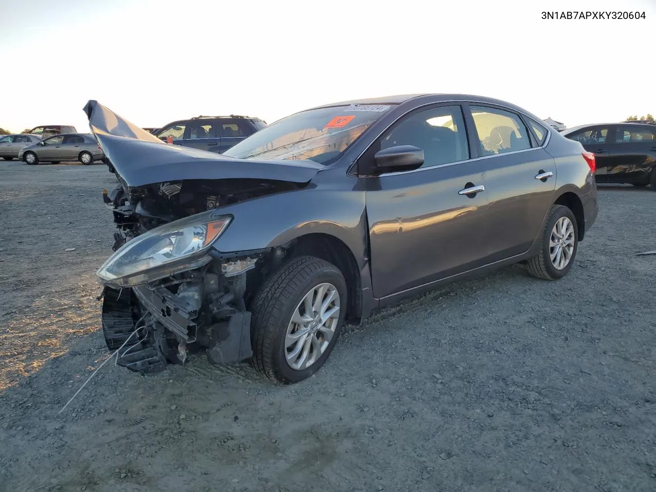 2019 Nissan Sentra S VIN: 3N1AB7APXKY320604 Lot: 70788124