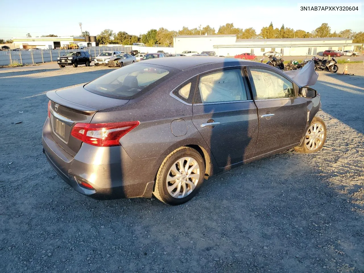 2019 Nissan Sentra S VIN: 3N1AB7APXKY320604 Lot: 70788124