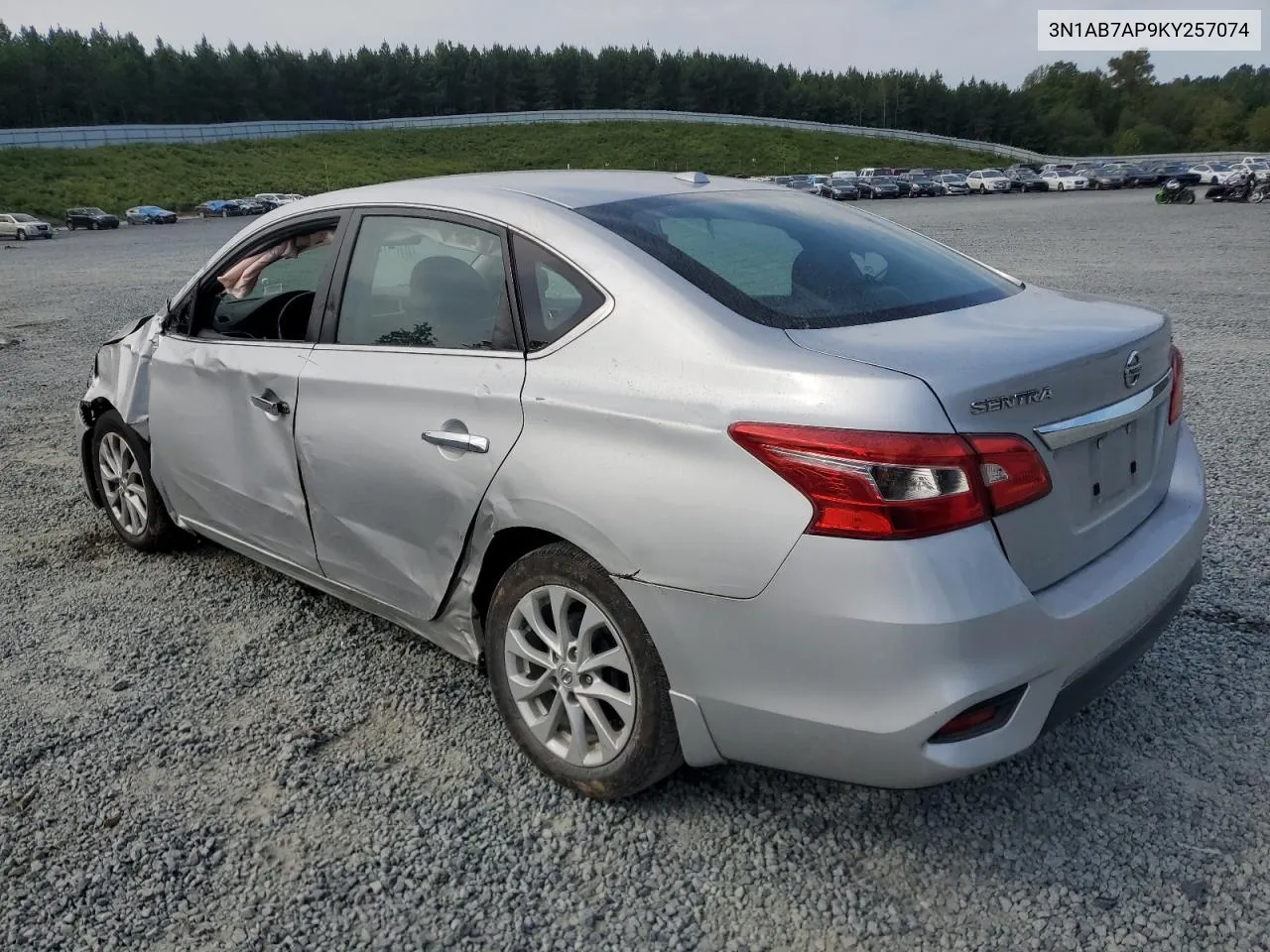 2019 Nissan Sentra S VIN: 3N1AB7AP9KY257074 Lot: 70808024