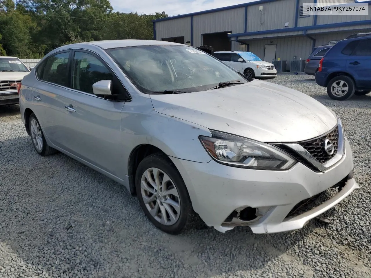 2019 Nissan Sentra S VIN: 3N1AB7AP9KY257074 Lot: 70808024