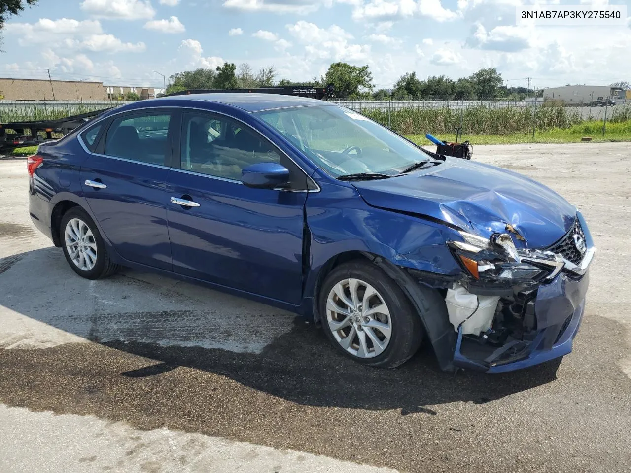 3N1AB7AP3KY275540 2019 Nissan Sentra S