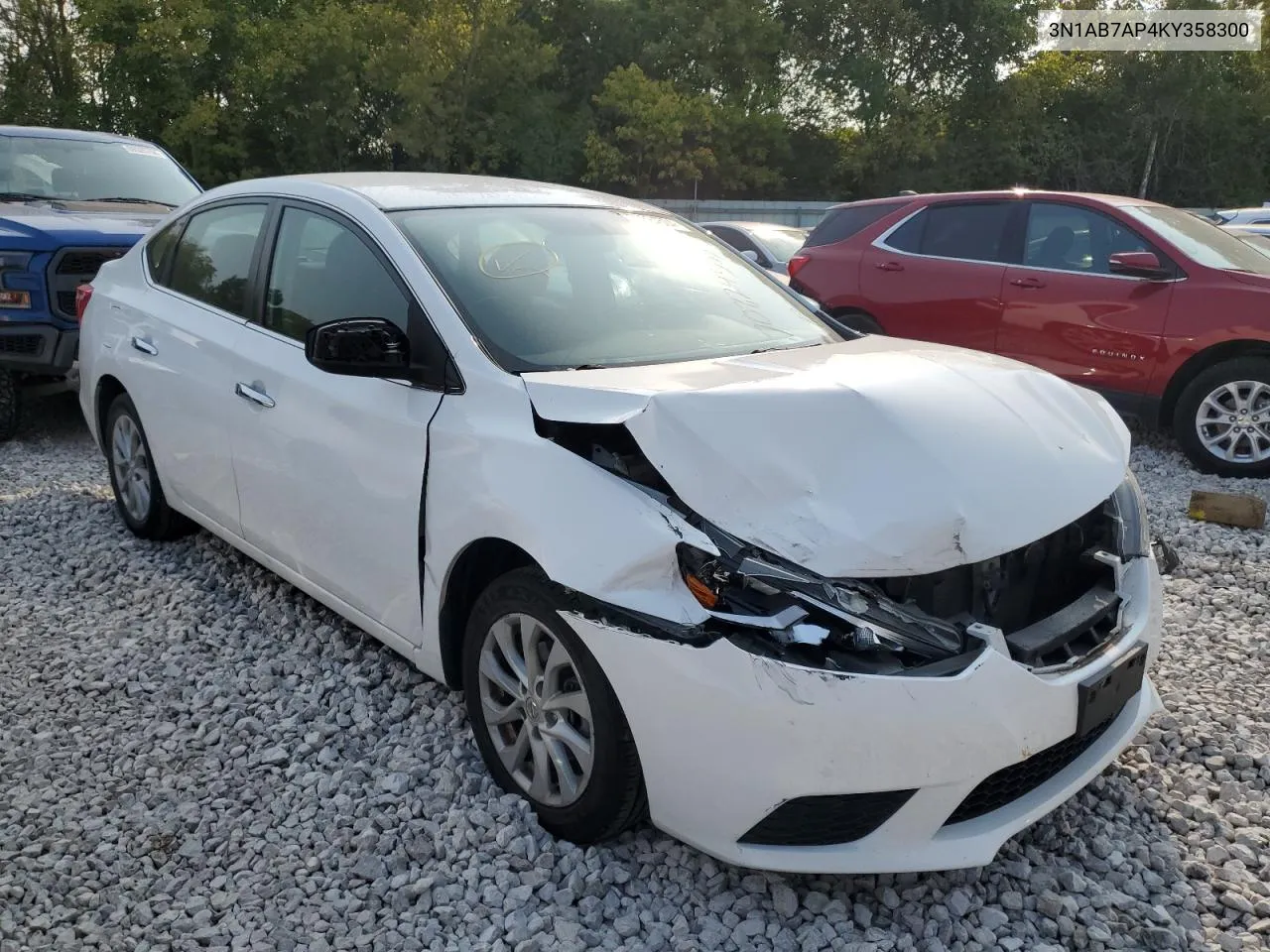 3N1AB7AP4KY358300 2019 Nissan Sentra S