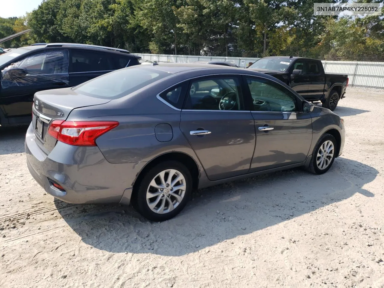 2019 Nissan Sentra S VIN: 3N1AB7AP4KY225052 Lot: 70826254