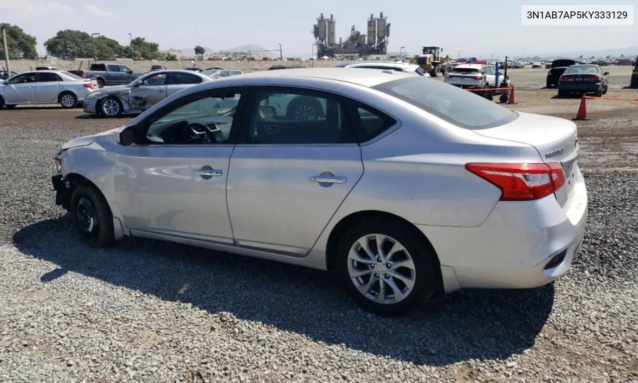 2019 Nissan Sentra S VIN: 3N1AB7AP5KY333129 Lot: 70831174