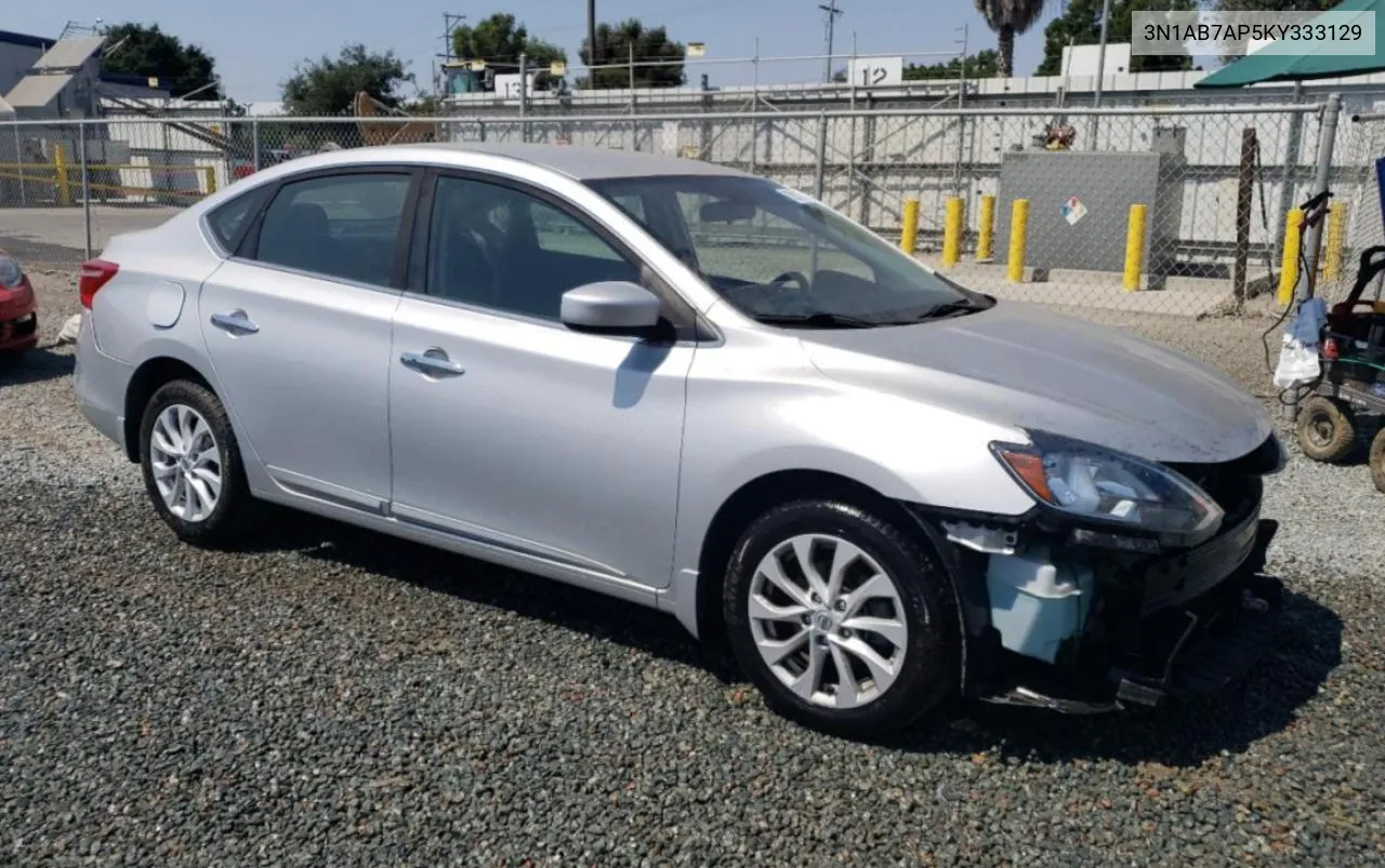 2019 Nissan Sentra S VIN: 3N1AB7AP5KY333129 Lot: 70831174