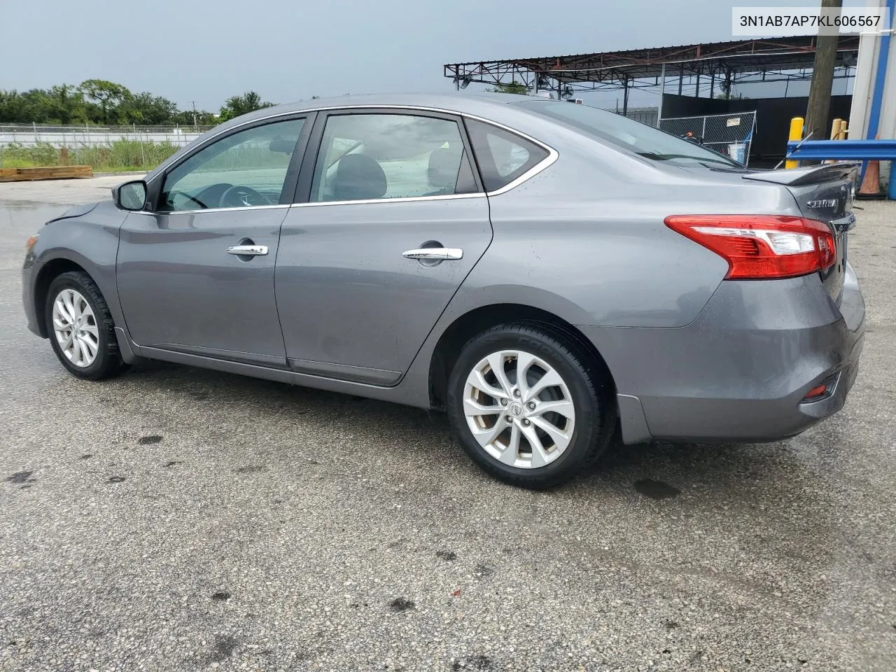 2019 Nissan Sentra S VIN: 3N1AB7AP7KL606567 Lot: 70878714