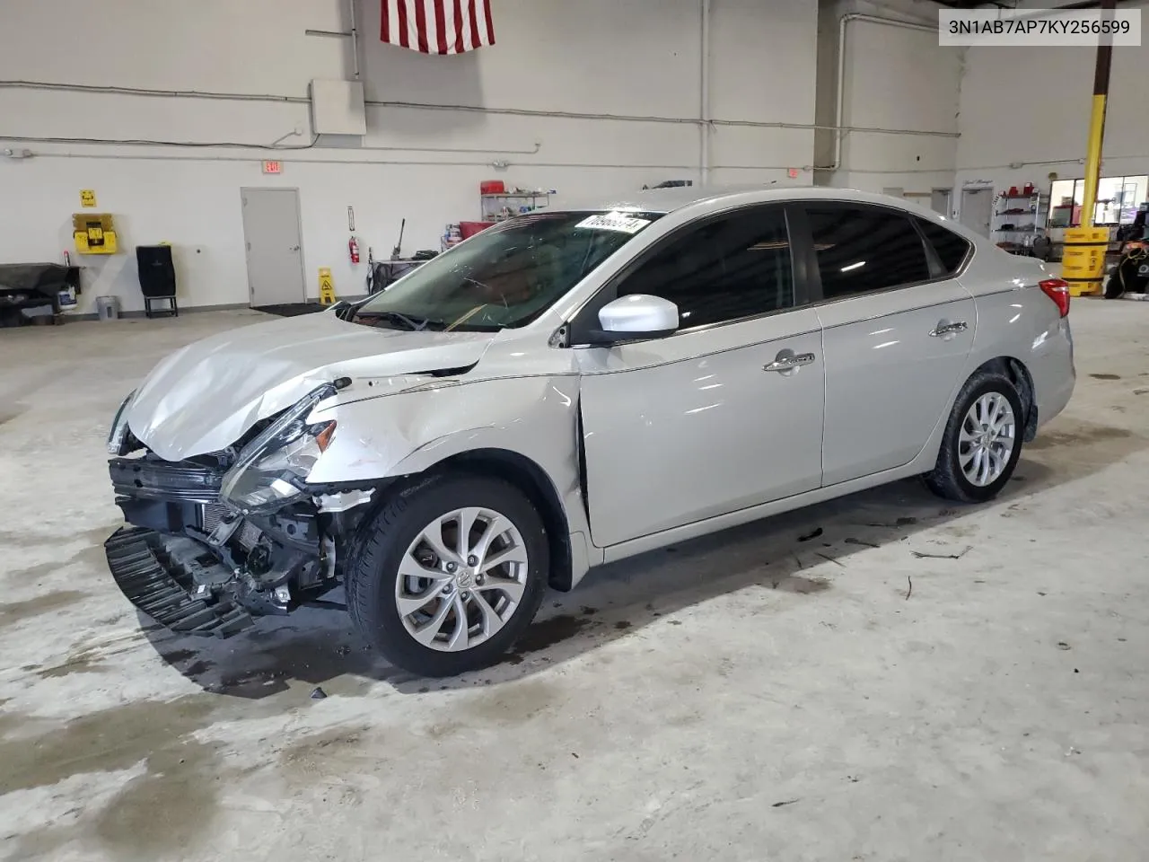 2019 Nissan Sentra S VIN: 3N1AB7AP7KY256599 Lot: 70966874