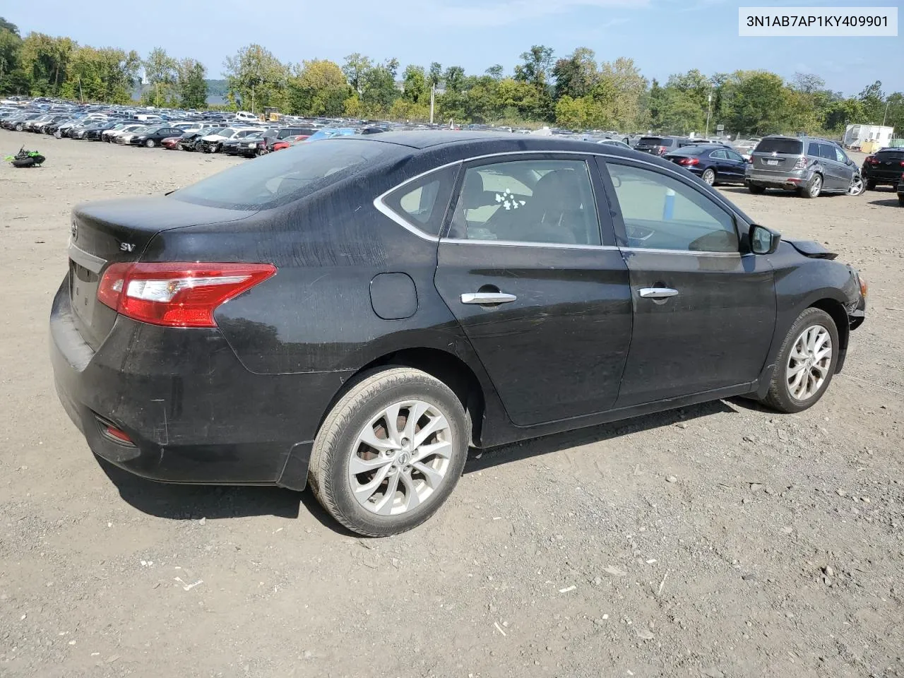 2019 Nissan Sentra S VIN: 3N1AB7AP1KY409901 Lot: 71029544