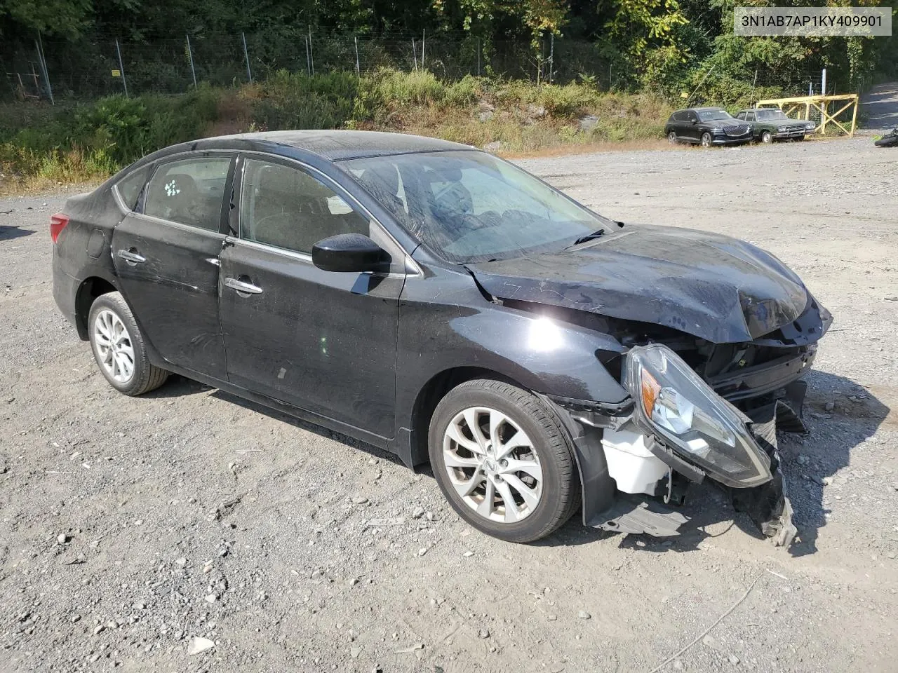 3N1AB7AP1KY409901 2019 Nissan Sentra S