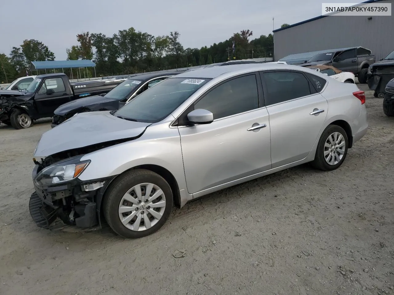 3N1AB7AP0KY457390 2019 Nissan Sentra S