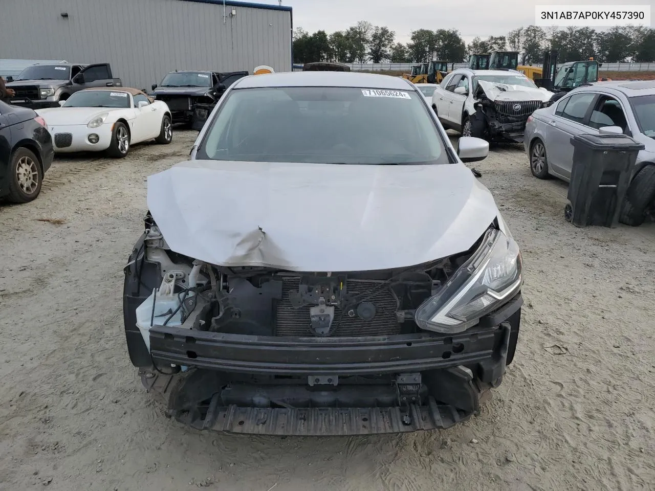 3N1AB7AP0KY457390 2019 Nissan Sentra S