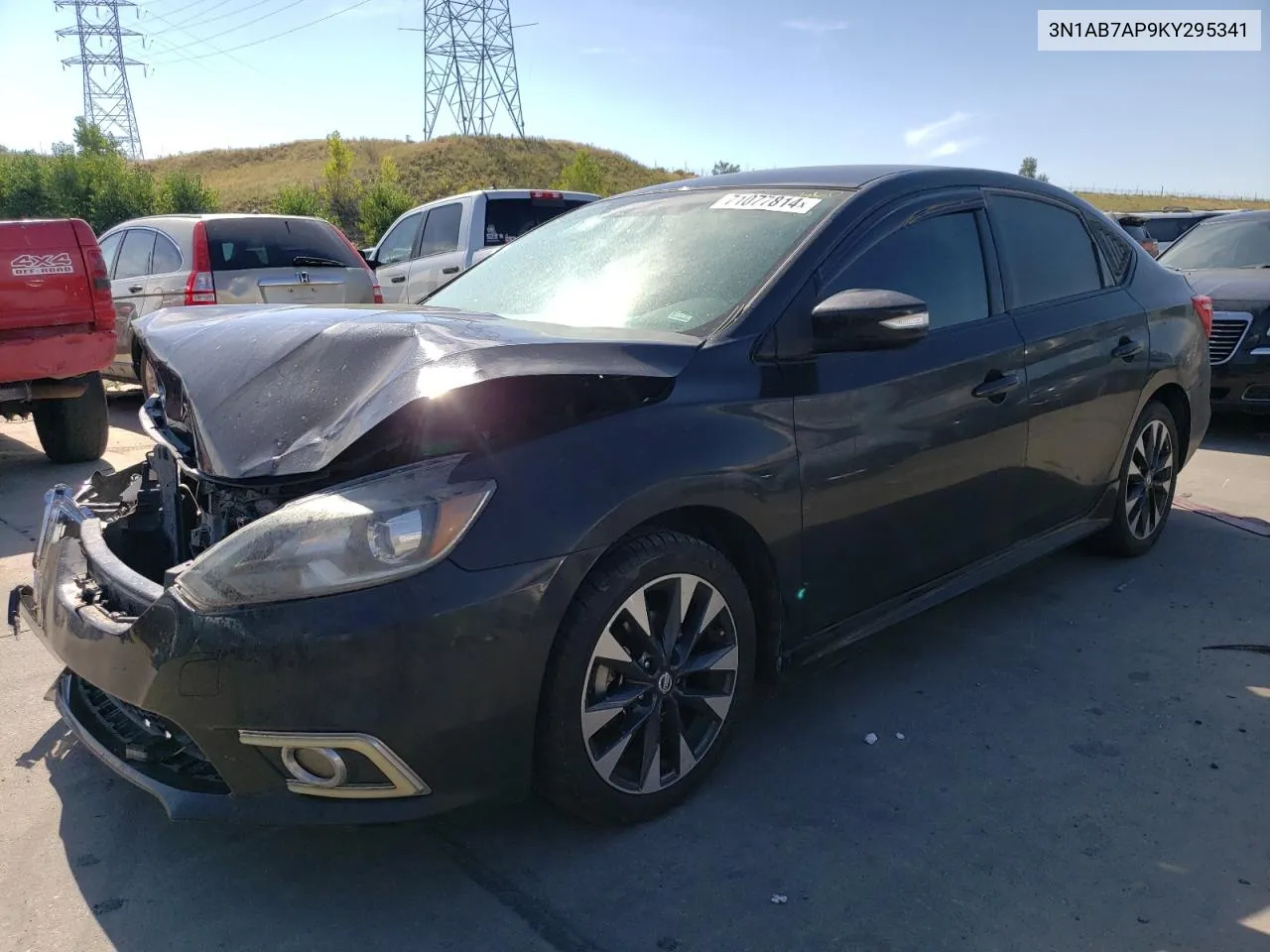 2019 Nissan Sentra S VIN: 3N1AB7AP9KY295341 Lot: 71077814