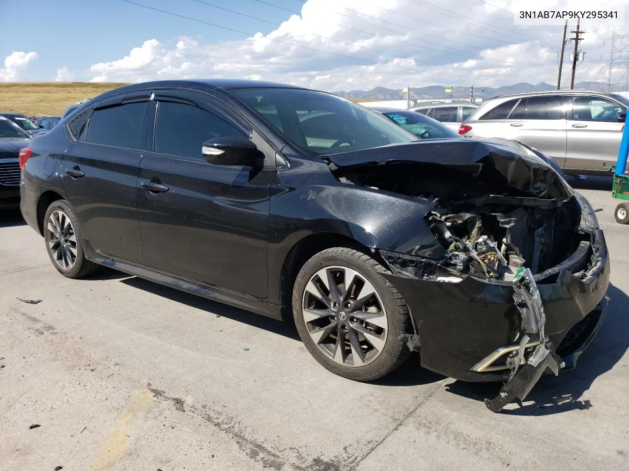 2019 Nissan Sentra S VIN: 3N1AB7AP9KY295341 Lot: 71077814