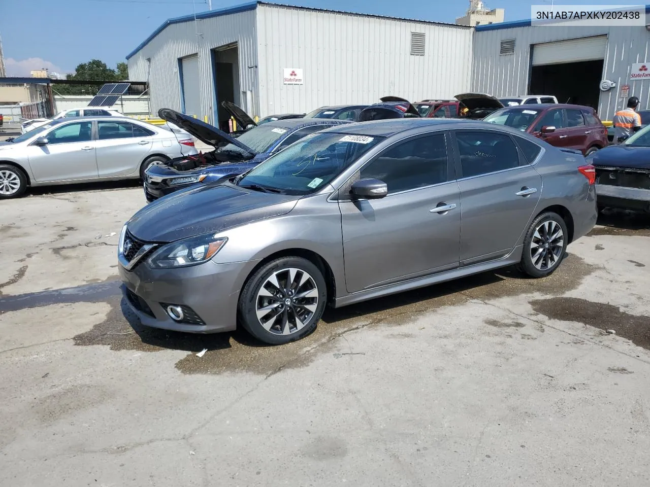 2019 Nissan Sentra S VIN: 3N1AB7APXKY202438 Lot: 71108034