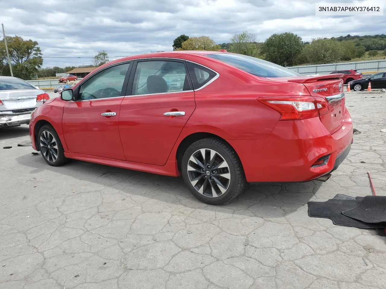 2019 Nissan Sentra S VIN: 3N1AB7AP6KY376412 Lot: 71164834