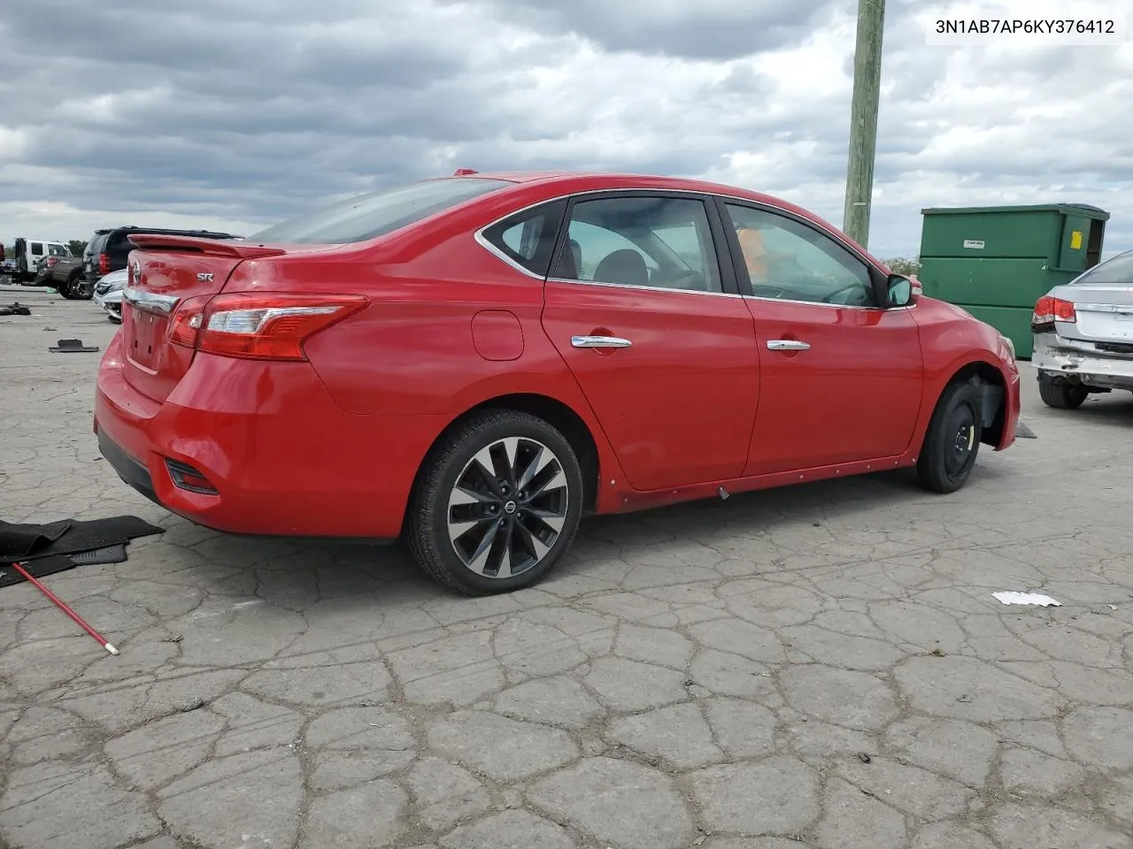 2019 Nissan Sentra S VIN: 3N1AB7AP6KY376412 Lot: 71164834