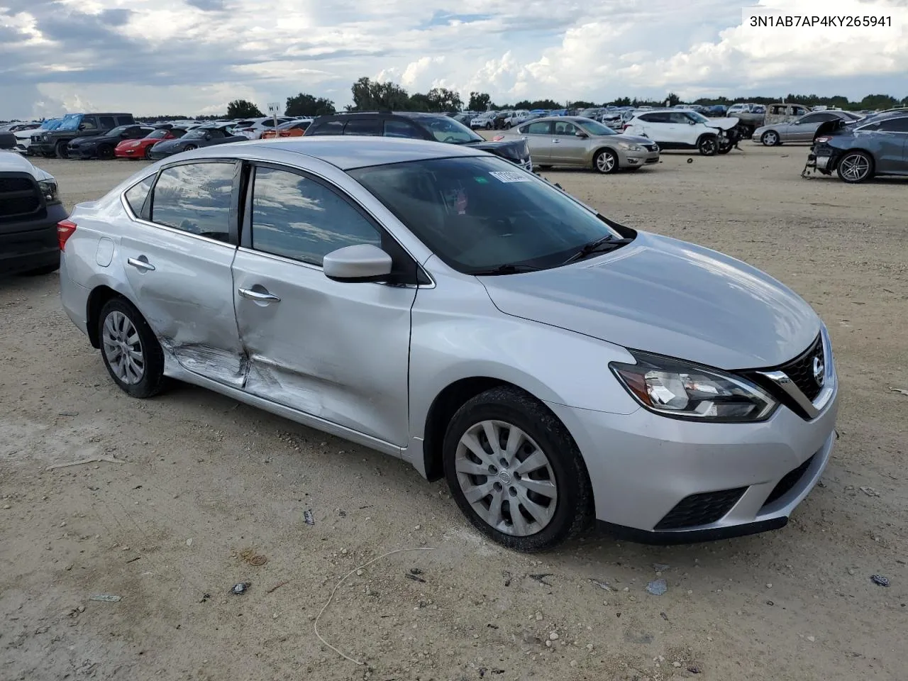 2019 Nissan Sentra S VIN: 3N1AB7AP4KY265941 Lot: 71210344