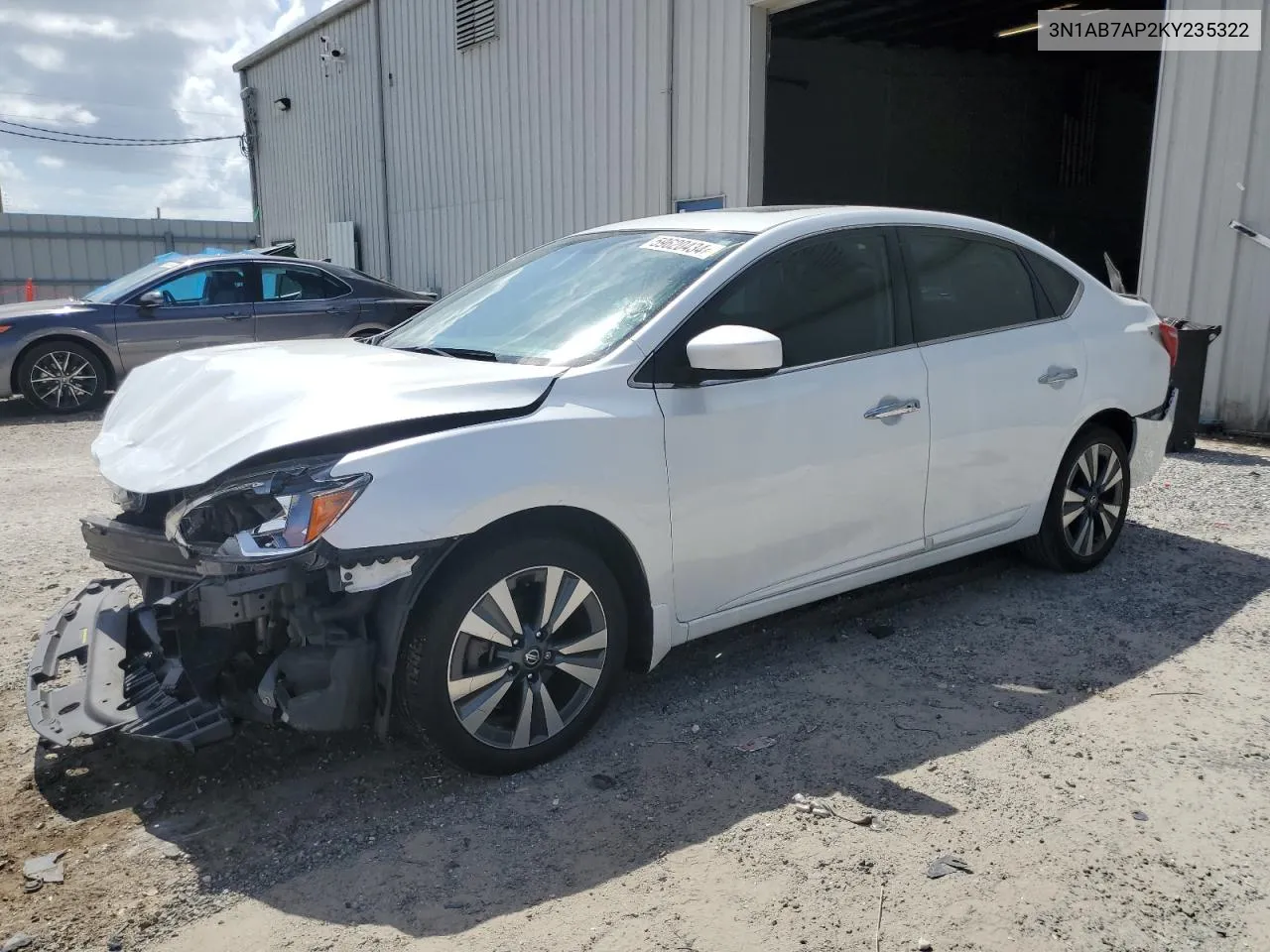 2019 Nissan Sentra S VIN: 3N1AB7AP2KY235322 Lot: 71220784