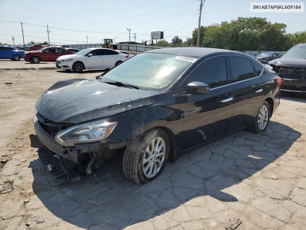 3N1AB7AP6KL609184 2019 Nissan Sentra S