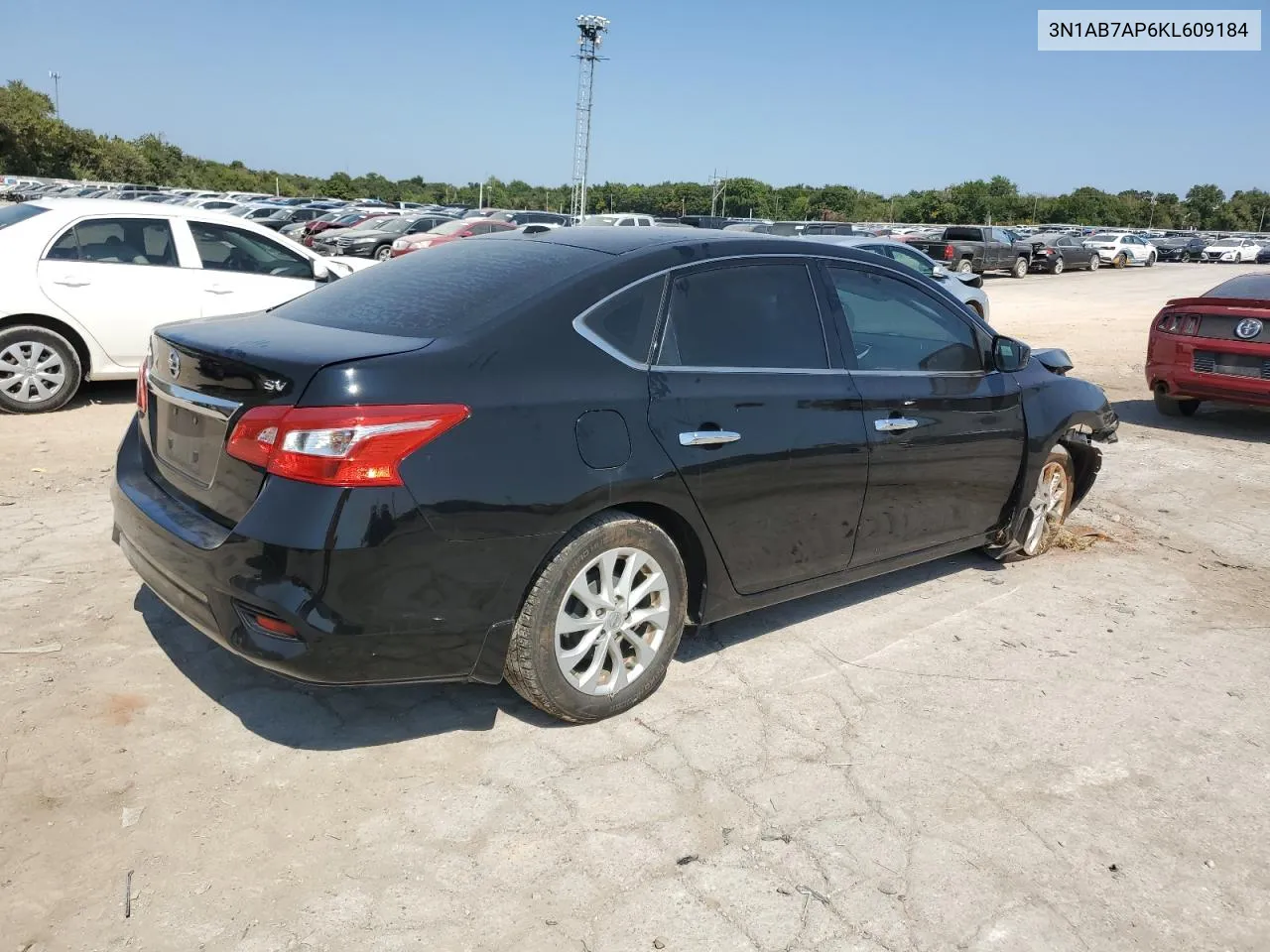 2019 Nissan Sentra S VIN: 3N1AB7AP6KL609184 Lot: 71228254