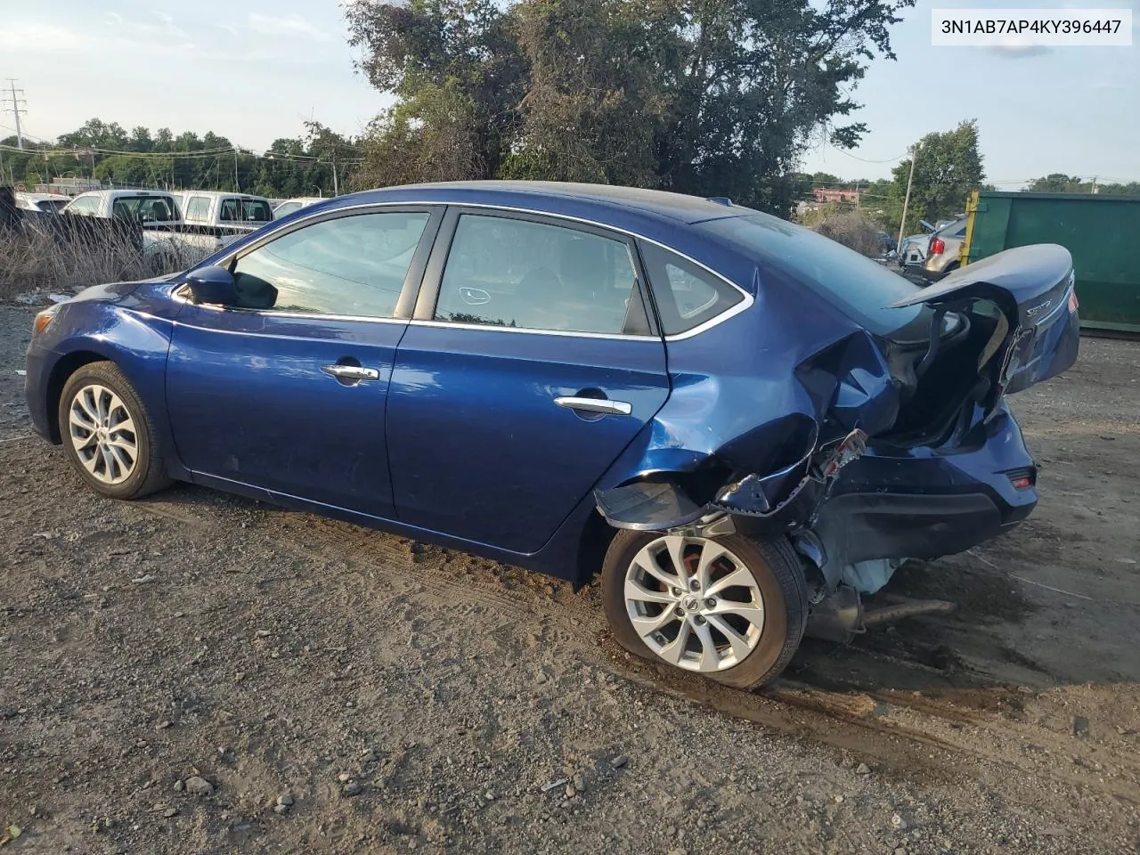 3N1AB7AP4KY396447 2019 Nissan Sentra S