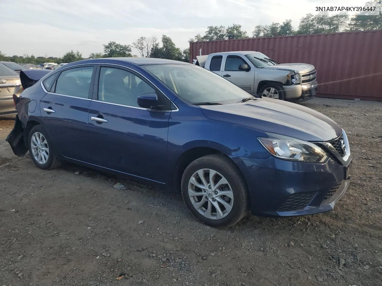 3N1AB7AP4KY396447 2019 Nissan Sentra S