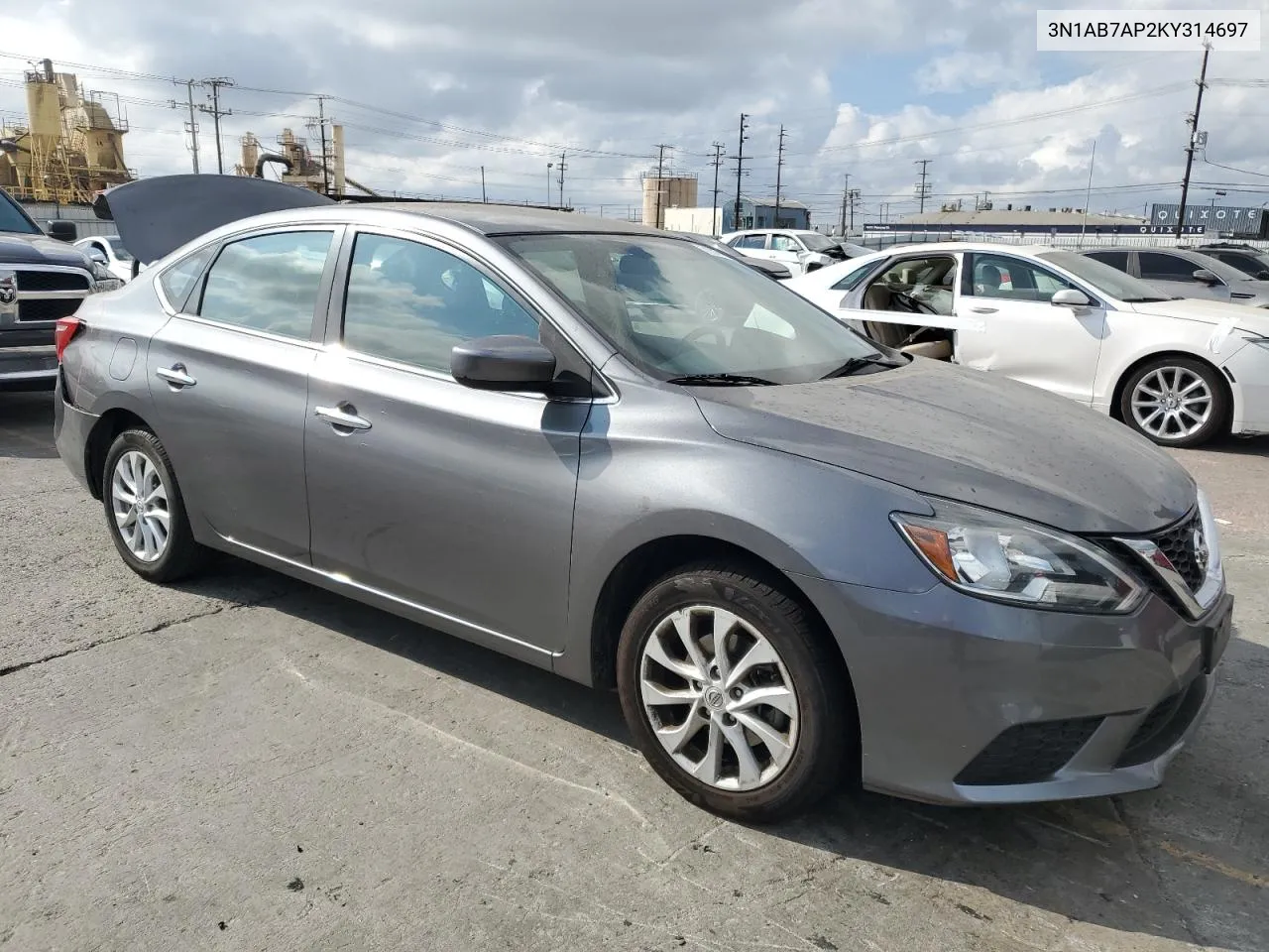 3N1AB7AP2KY314697 2019 Nissan Sentra S