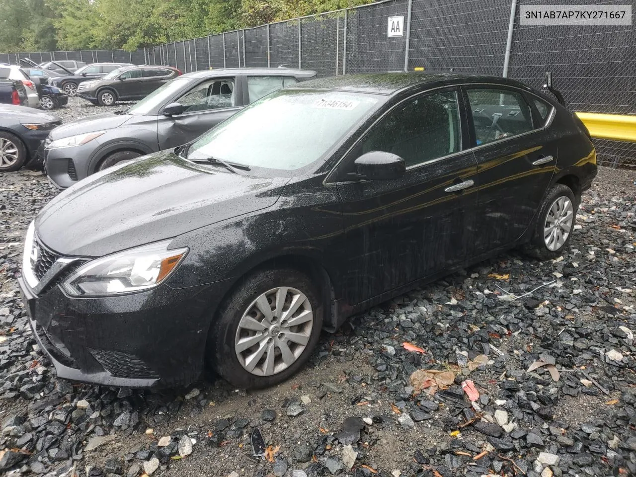 3N1AB7AP7KY271667 2019 Nissan Sentra S